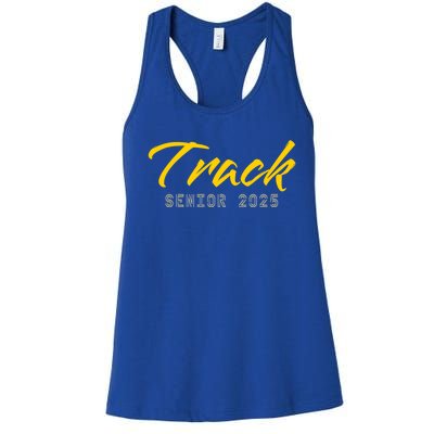 Track And Field Track Senior 2025 Gift Women's Racerback Tank