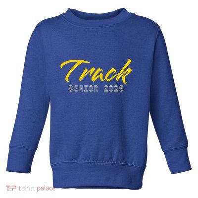 Track And Field Track Senior 2025 Gift Toddler Sweatshirt