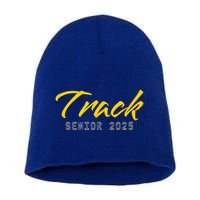 Track And Field Track Senior 2025 Gift Short Acrylic Beanie