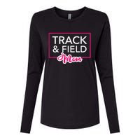 Track And Field Mom Running Mom Womens Cotton Relaxed Long Sleeve T-Shirt