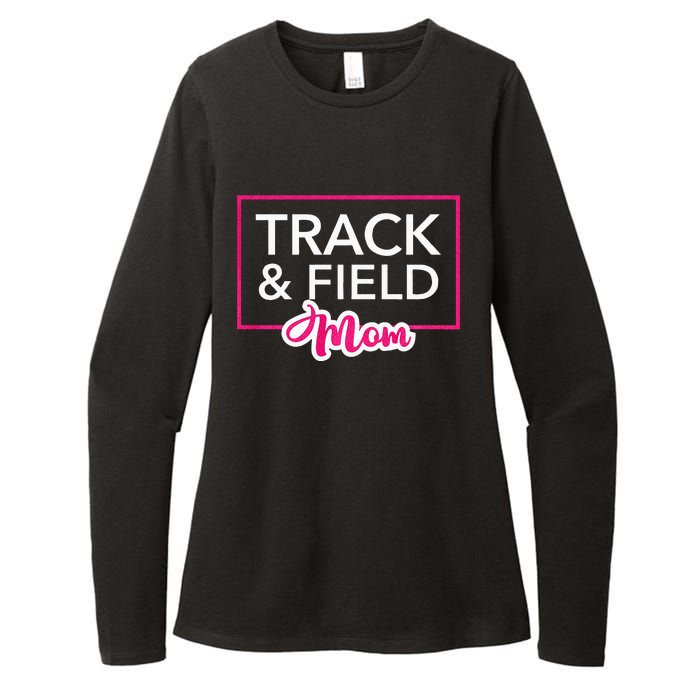 Track And Field Mom Running Mom Womens CVC Long Sleeve Shirt