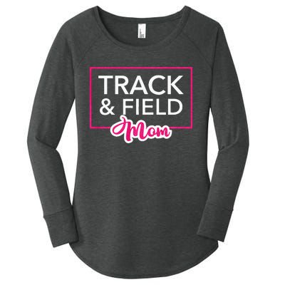 Track And Field Mom Running Mom Women's Perfect Tri Tunic Long Sleeve Shirt