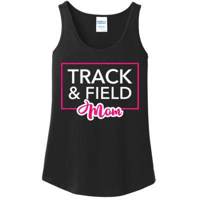 Track And Field Mom Running Mom Ladies Essential Tank