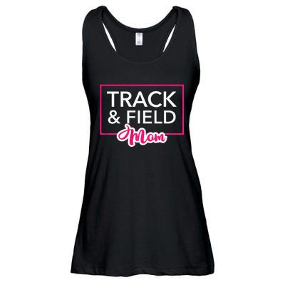 Track And Field Mom Running Mom Ladies Essential Flowy Tank