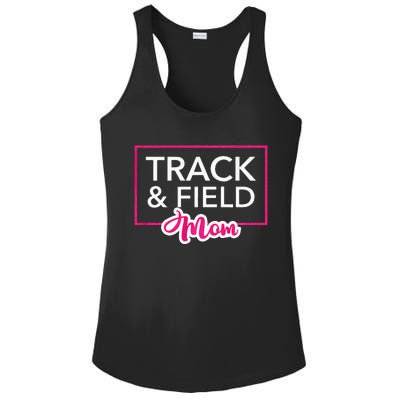 Track And Field Mom Running Mom Ladies PosiCharge Competitor Racerback Tank