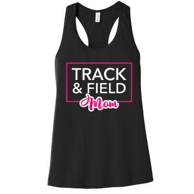 Track And Field Mom Running Mom Women's Racerback Tank