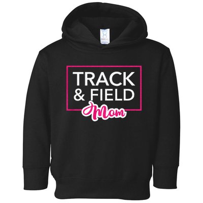 Track And Field Mom Running Mom Toddler Hoodie