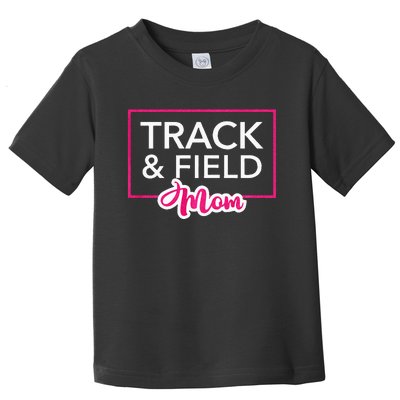 Track And Field Mom Running Mom Toddler T-Shirt