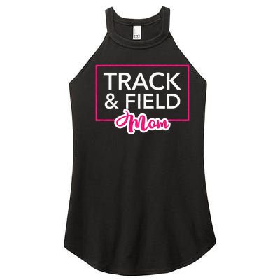 Track And Field Mom Running Mom Women's Perfect Tri Rocker Tank