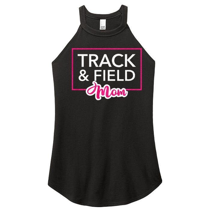 Track And Field Mom Running Mom Women's Perfect Tri Rocker Tank