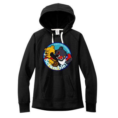 Taiwan Air Force Badge Blue Women's Fleece Hoodie