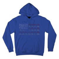 Tractor American Flag Farmer  Hoodie