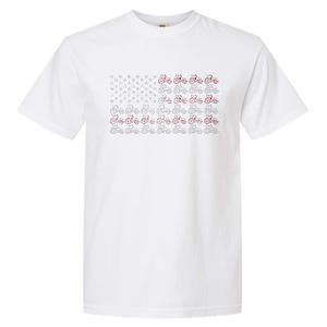 Tractor American Flag Farmer  Garment-Dyed Heavyweight T-Shirt