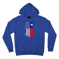 Taiwanese American Flag Pride Taiwan Usa Gift Hoodie