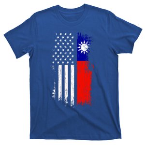 Taiwanese American Flag Pride Taiwan Usa Gift T-Shirt