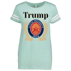 Trump A Fine President 2024 Reelection 2024 Enza Ladies Jersey Football T-Shirt