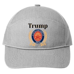 Trump A Fine President 2024 Reelection 2024 7-Panel Snapback Hat