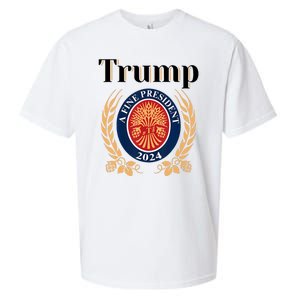 Trump A Fine President 2024 Reelection 2024 Sueded Cloud Jersey T-Shirt