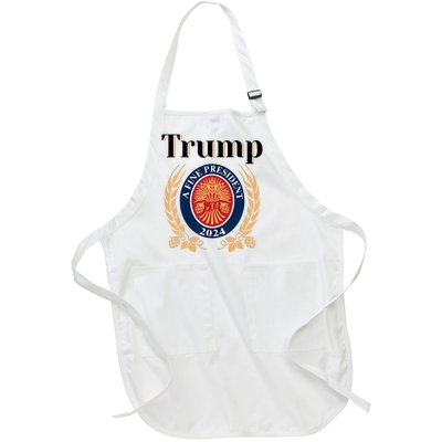 Trump A Fine President 2024 Reelection 2024 Full-Length Apron With Pockets