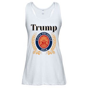 Trump A Fine President 2024 Reelection 2024 Ladies Essential Flowy Tank