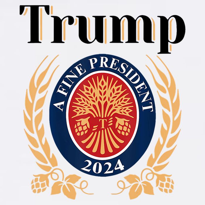 Trump A Fine President 2024 Reelection 2024 Flatbill Hat