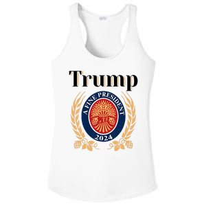 Trump A Fine President 2024 Reelection 2024 Ladies PosiCharge Competitor Racerback Tank