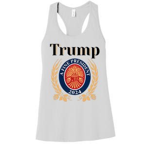 Trump A Fine President 2024 Reelection 2024 Women's Racerback Tank