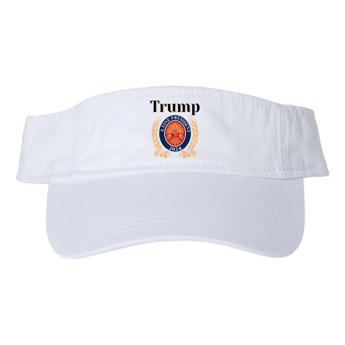 Trump A Fine President 2024 Reelection 2024 Valucap Bio-Washed Visor