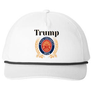 Trump A Fine President 2024 Reelection 2024 Snapback Five-Panel Rope Hat