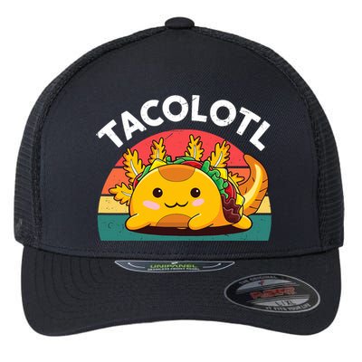 Taco Axolotl- Funny Taco Tuesday Mexican Flexfit Unipanel Trucker Cap