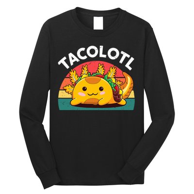 Taco Axolotl- Funny Taco Tuesday Mexican Long Sleeve Shirt