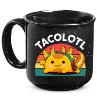 Taco Axolotl- Funny Taco Tuesday Mexican 15oz Campfire Ceramic Mug