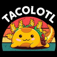 Taco Axolotl- Funny Taco Tuesday Mexican Flatbill Hat