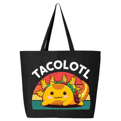 Taco Axolotl- Funny Taco Tuesday Mexican 25L Jumbo Tote