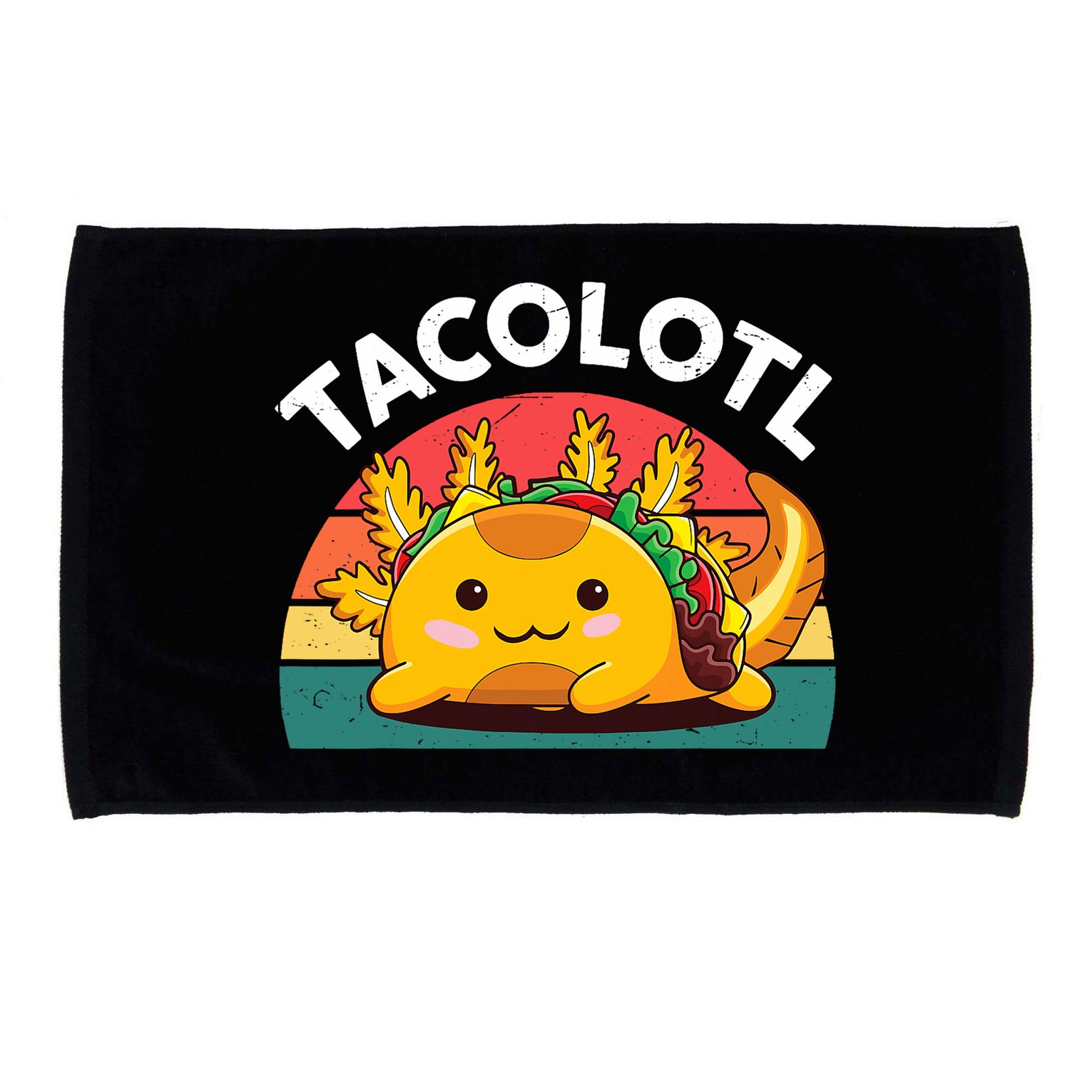 Taco Axolotl- Funny Taco Tuesday Mexican Microfiber Hand Towel