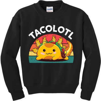 Taco Axolotl- Funny Taco Tuesday Mexican Kids Sweatshirt