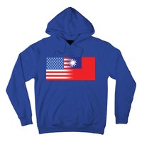 Taiwanese American Flag Us Taiwan Pride Gift Hoodie