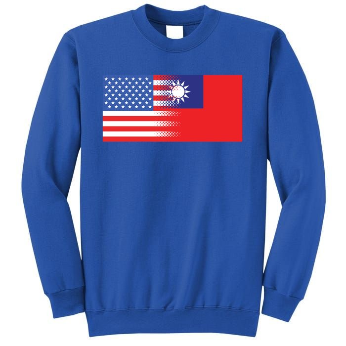 Taiwanese American Flag Us Taiwan Pride Gift Sweatshirt