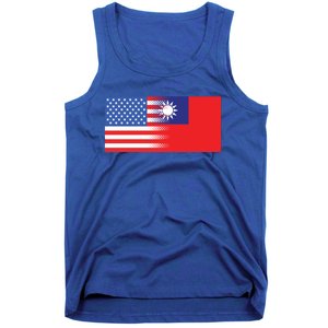 Taiwanese American Flag Us Taiwan Pride Gift Tank Top