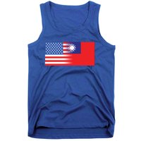 Taiwanese American Flag Us Taiwan Pride Gift Tank Top