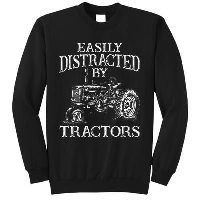 Tractor Art Farming Agriculture Farmer Truck Tall Sweatshirt