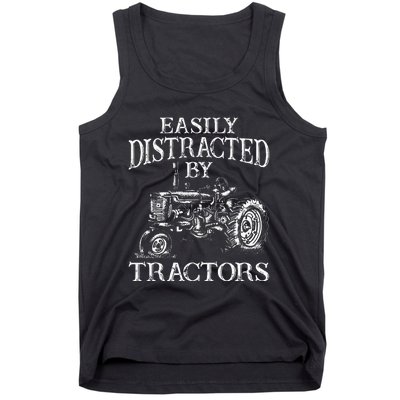 Tractor Art Farming Agriculture Farmer Truck Tank Top