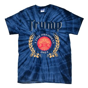 Trump A Fine President 2024 Tie-Dye T-Shirt