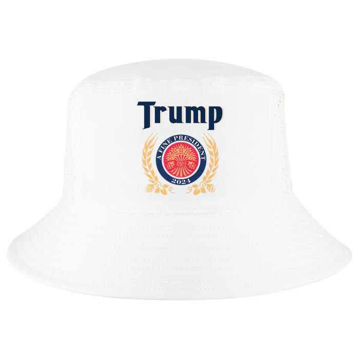 Trump A Fine President 2024 Cool Comfort Performance Bucket Hat