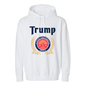 Trump A Fine President 2024 Garment-Dyed Fleece Hoodie