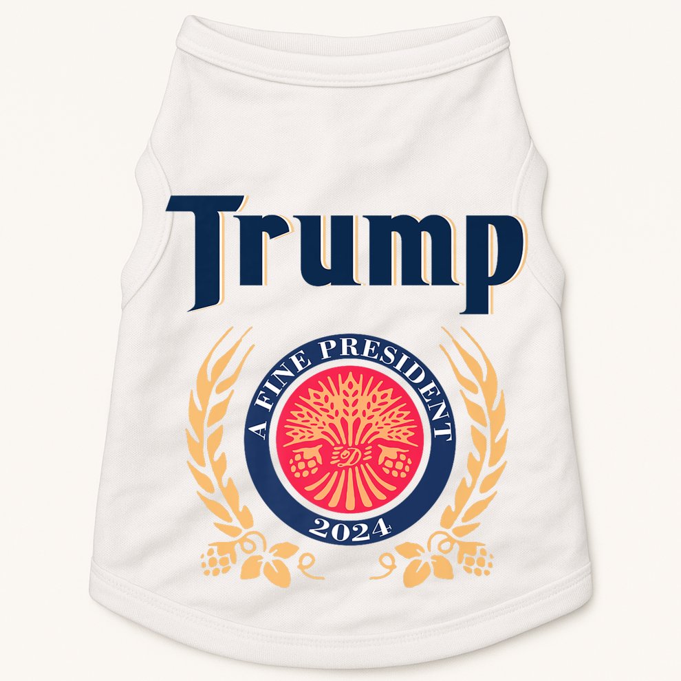Trump A Fine President 2024 Doggie Tank