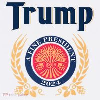 Trump A Fine President 2024 Long Sleeve Shirt