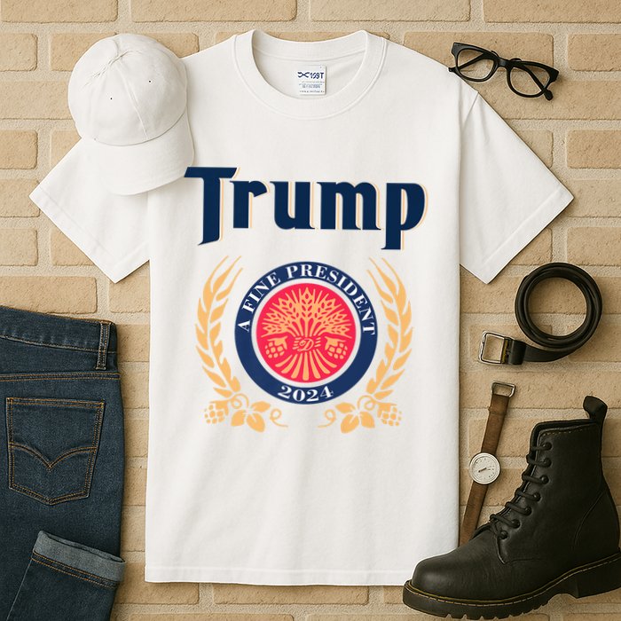 Trump A Fine President 2024 Tall T-Shirt