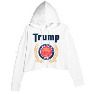 Trump A Fine President 2024 Crop Fleece Hoodie