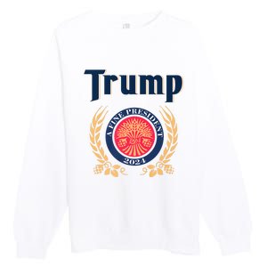 Trump A Fine President 2024 Premium Crewneck Sweatshirt